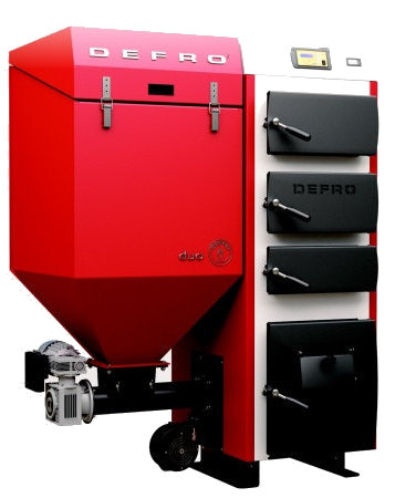 Piec z podajnikiem ślimakowym Defro Duo